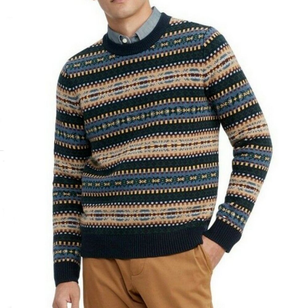 Tommy Hilfiger Men's Bennett Regular-Fit Fair Isle Sweater